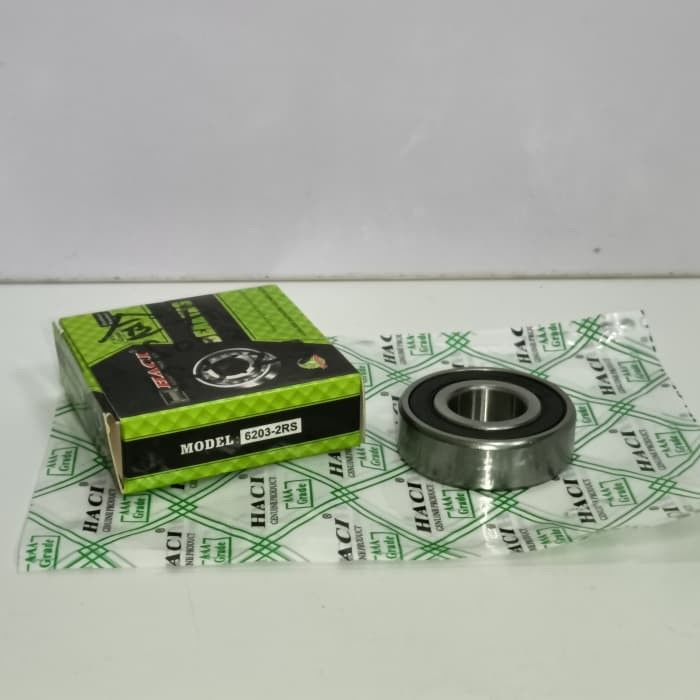 Stal 6203-2RS łożyska motocyklowe Marka HACI Części zamienne motocykli