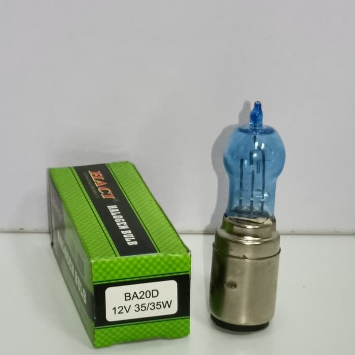 BA 20d 12V 35/35W Szklana żarówka motocyklowa Halogen Części zamienne motocyklowe