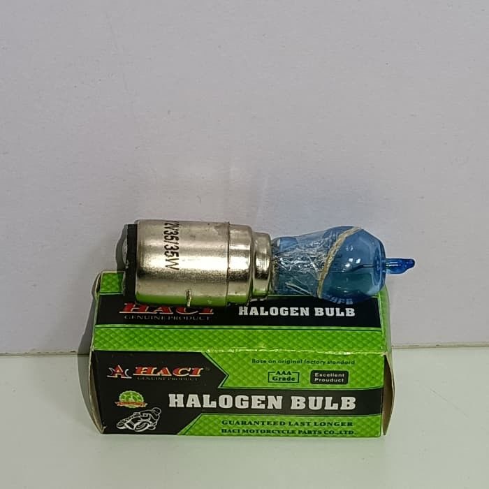 BA 20d 12V 35/35W Szklana żarówka motocyklowa Halogen Części zamienne motocyklowe