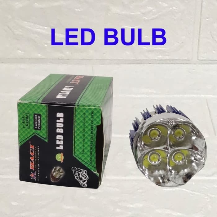 12V LED żarówka halogenowa motocykla Jasny kolor Moto części zamienne