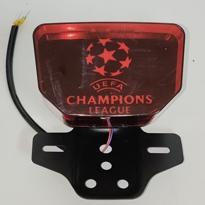 Modified Lamp Motorcycle Black Red Color Moto Plastic With Wires