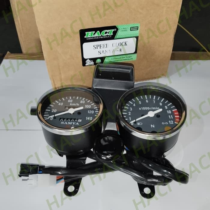 Black Color SANYA-8 Motorcycle Speed Clock Speedometer  Electronic