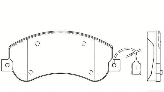 OE 1121170400 Front And Back Brake Pad for BYD TANG Original Parts