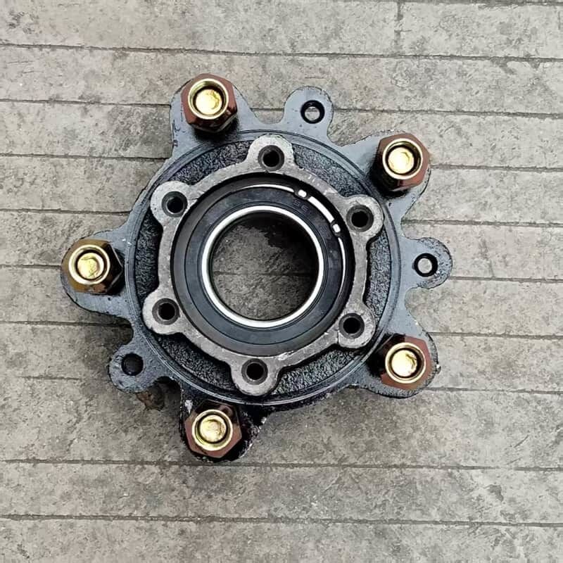 High-Strength Ductile Iron Motorcycle Wheel Bearing Housing with Corrosion-Resistant Powder Coating and Precision-Machined 0.02mm Tolerance